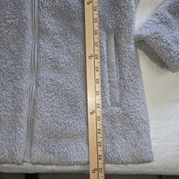Patagonia Women's Los Gatos Fleece Jacket In Salt Grey Size L - Picture 11 of 12
